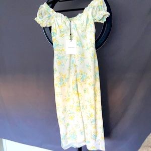 With Jean romantic floral dress